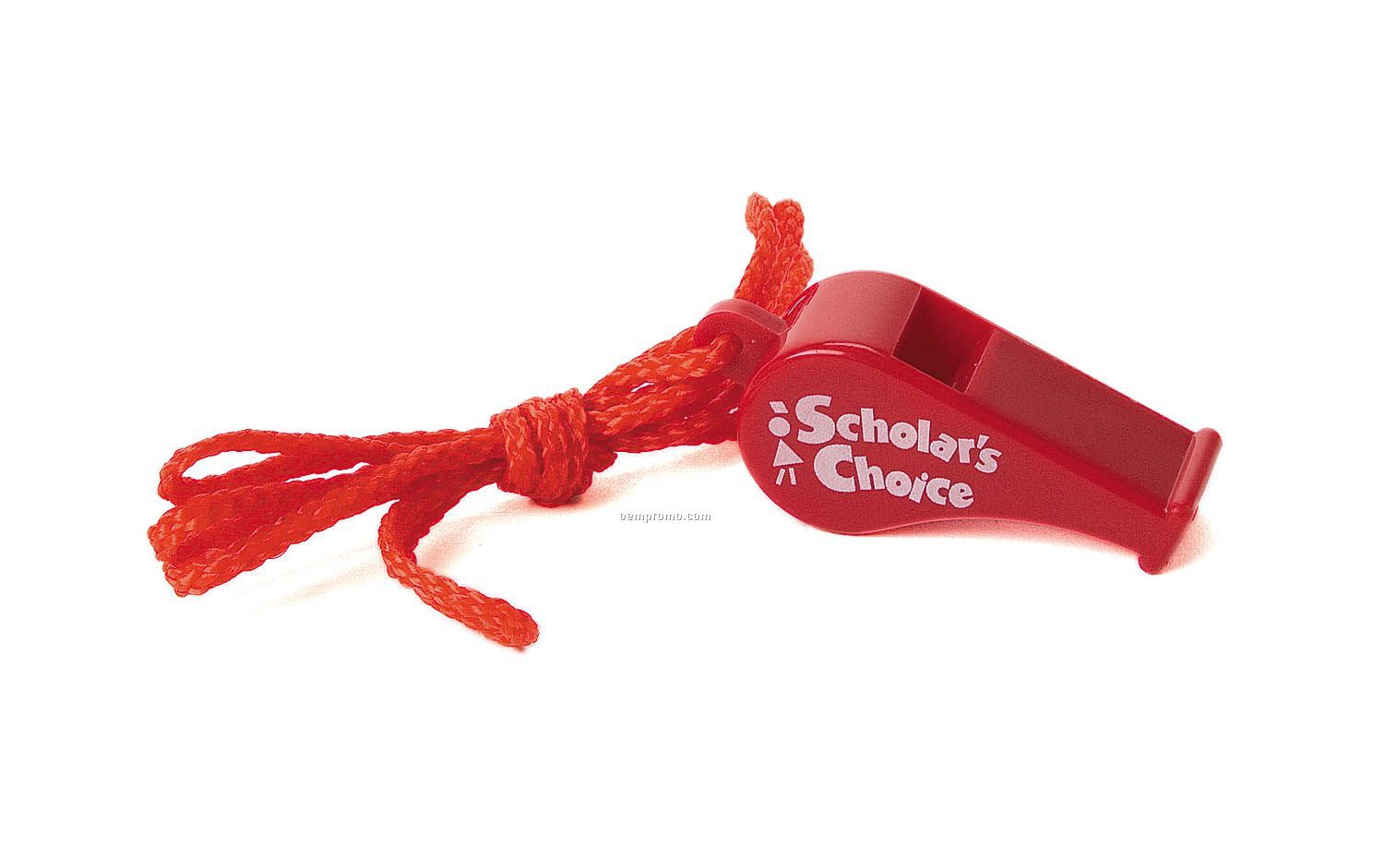 Emergency Whistle W/Attached Lanyard (Blank)