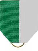 Pin Drape Ribbon, Green-grey W/ Jump Ring