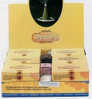 Super Sandal Cone Incense Display