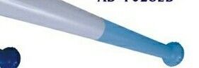 28" White / Light Blue Inflatable Baseball Bat