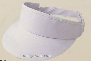 Deluxe Golf Visor W/ Adjustable Cloth Strap