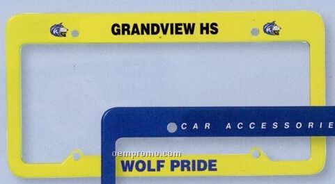 License Plate Frame (4 Hole W/ Straight Top)