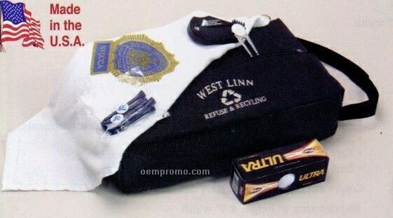 Premium Golf Shoe Bag Players Kit With Tees & Ball Markers