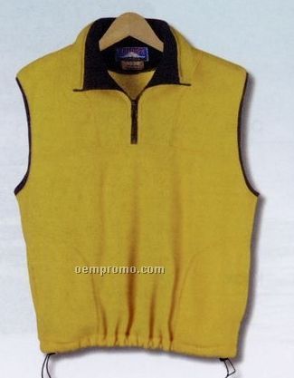 Quarter Zip Fleece Vest