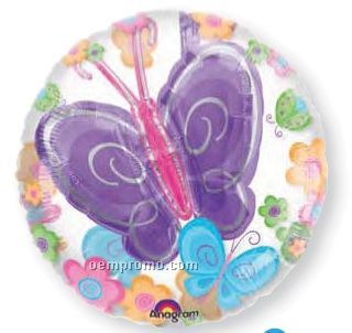 24" Insider Garden Butterfly Balloon