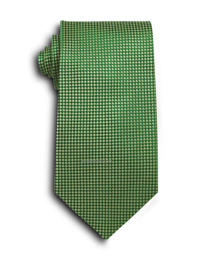 Wolfmark Carlton Silk Tie - Green