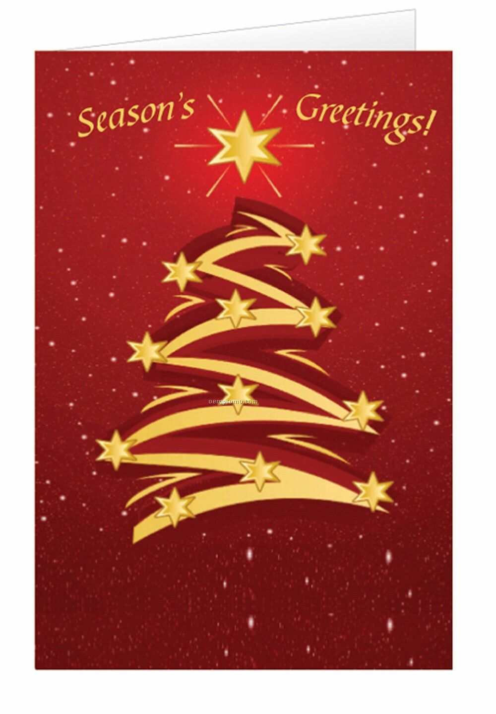 Creative Christmas Tree Holiday Greeting Card