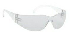 Lightweight Safety Glasses W/ Indoor-outdoor Lens & Black Frame