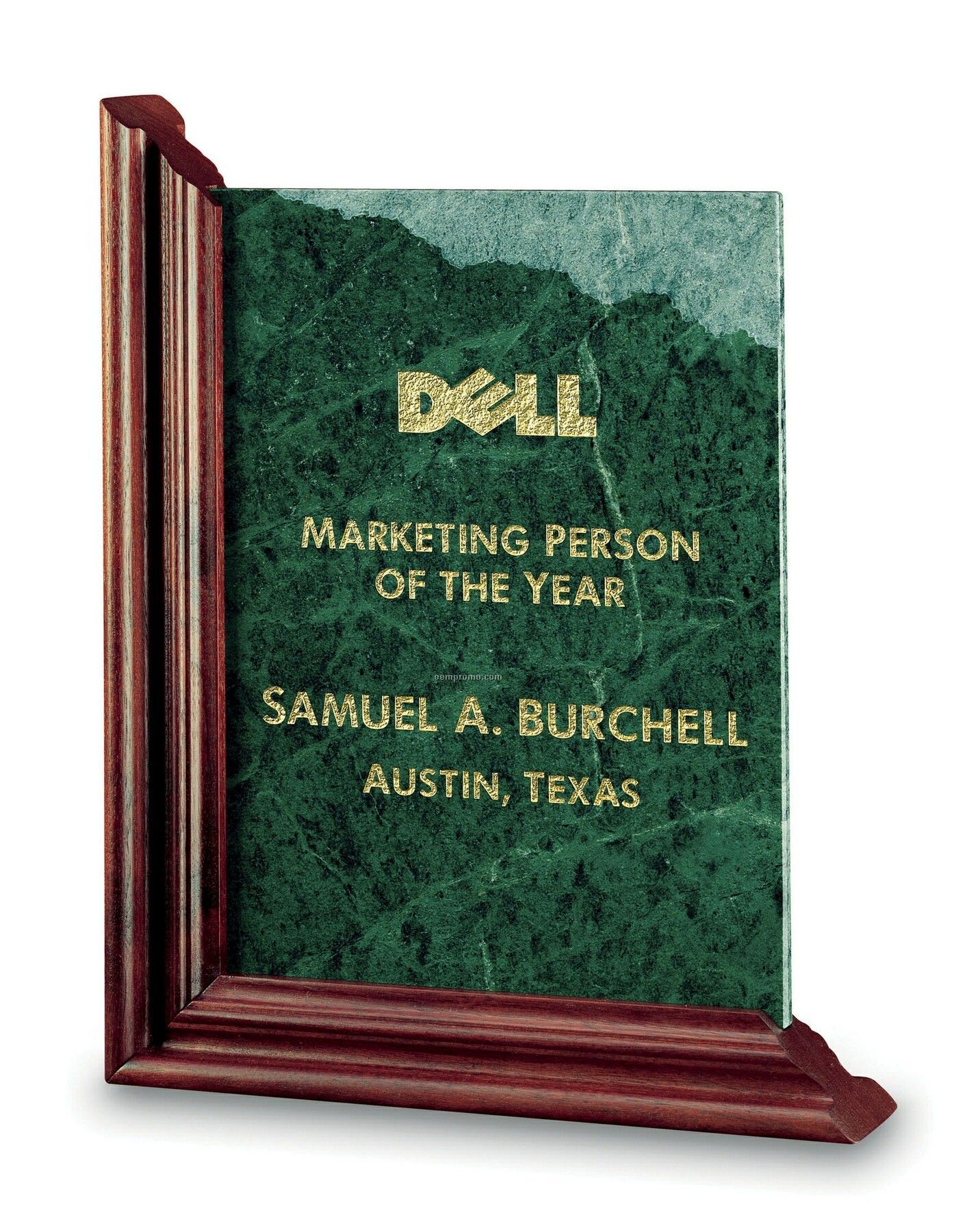 Small Fidelity Frame Award (Green Marble)
