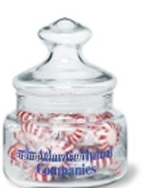15 Oz. Glass Candy Jar W/ Knob Lid
