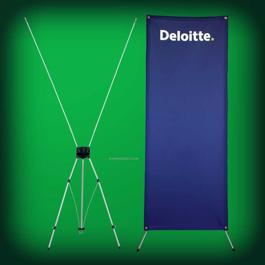 Banner Stand/With 28" X 72" Banner