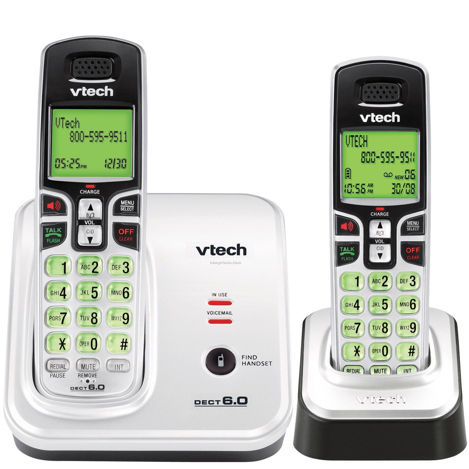 Vtech Expandable Dect 6.0 Cordless Phone W/ 2 Handsets