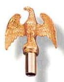 11" Eagle Flagpole Ornament