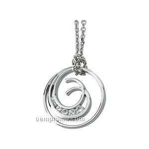 14kw 1/3ct Tw Diamond Journey Pendant