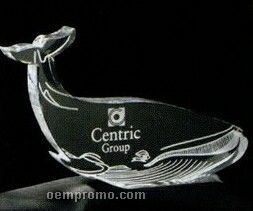Acrylic Paperweight Up To 20 Square Inches / Whale