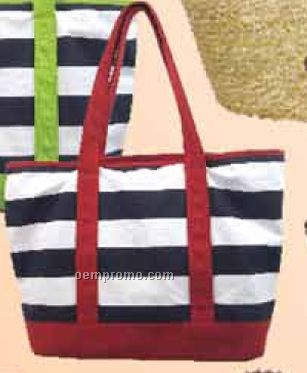 Striped Cloth Beach Bags