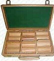 300 Piece Poker Chip Set W/ Oak Case