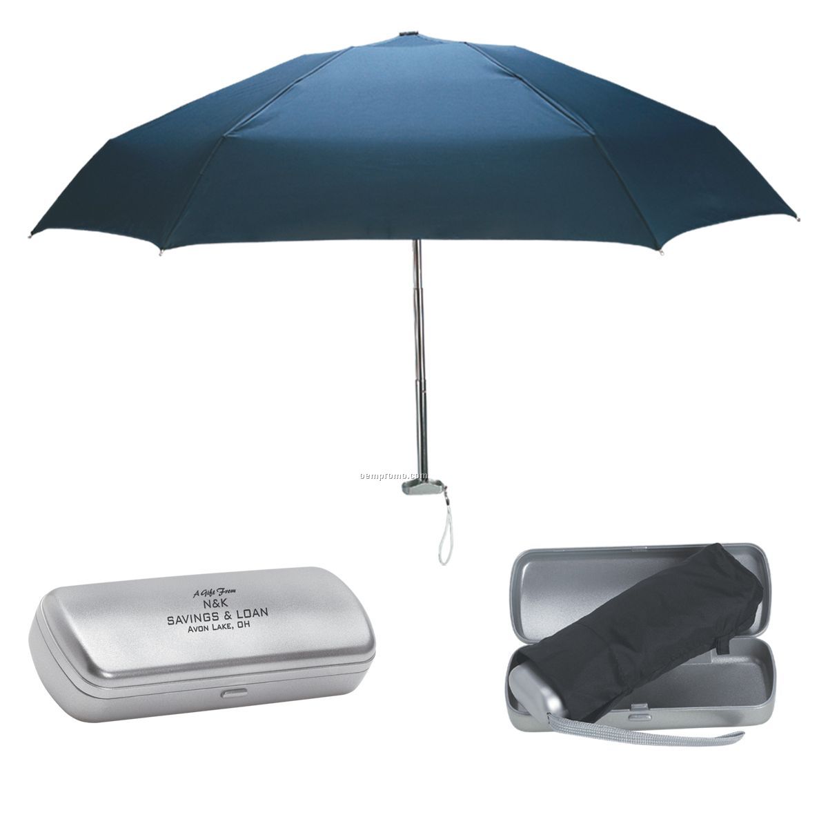 Folding Umbrella W/ Contemporary Design Case