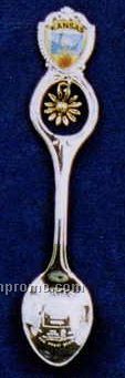 State Shield Collector's Spoon W/ Dangle
