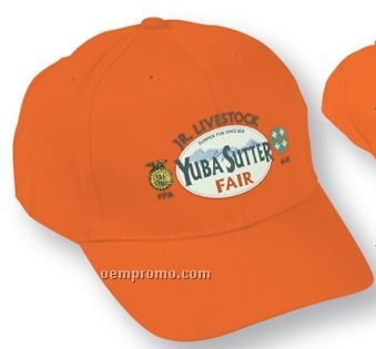 The Bayshore Cotton Cap - Solid & 2 Tone Color Options (Embroidery)