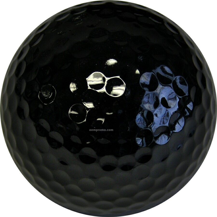 Black Golf Balls (1 Color/ Clear 3 Ball Sleeves)