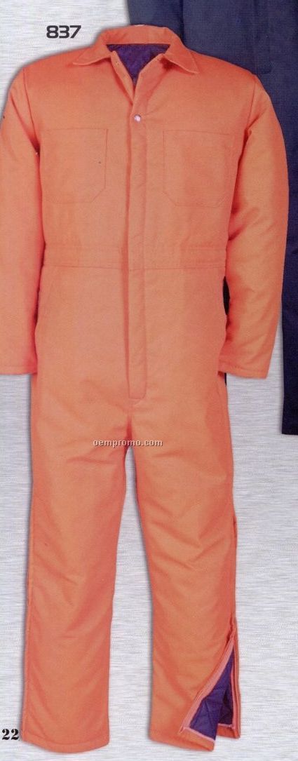 Mid-weight Insulated Twill Work Coverall (S-xl)