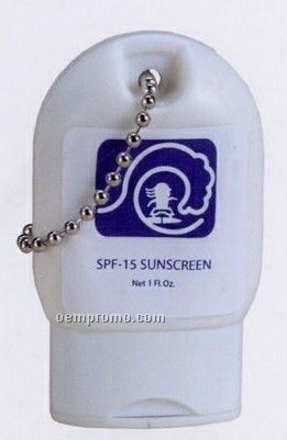 Spf 30 Sun Block In Toggle Bottle With Key Chain