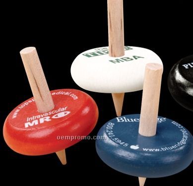 Color Northern Hardwood Spinning Tops