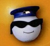 Cool Heroes Deluxe Coolball Cop Antenna Ball