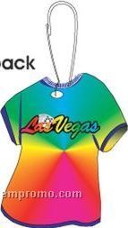 Las Vegas W/ Poker Hand T-shirt Zipper Pull