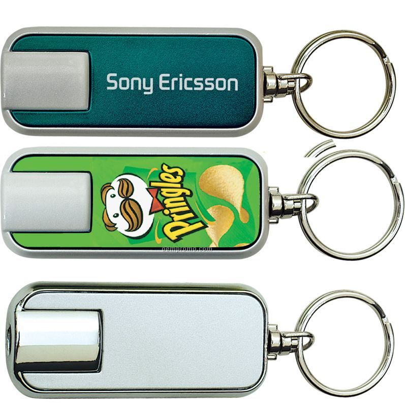 Rectangular Projection Key Chain - Color Projection Image