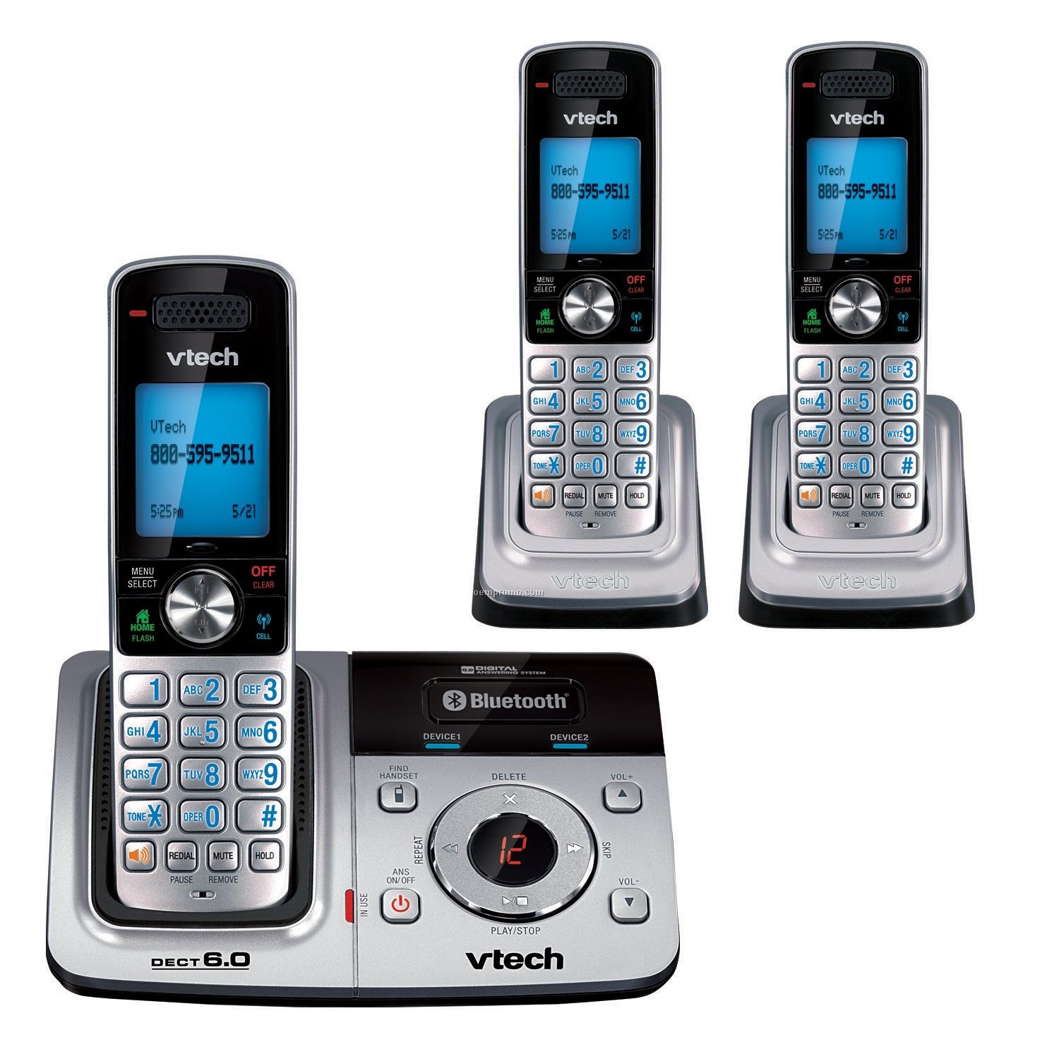 Vtech Expandable Dect 6.0 Cordless Phone System W/ Bluetooth