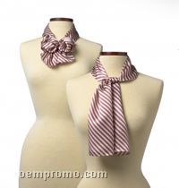 Wolfmark Saville Stripe Polyester Scarf - Pink (45