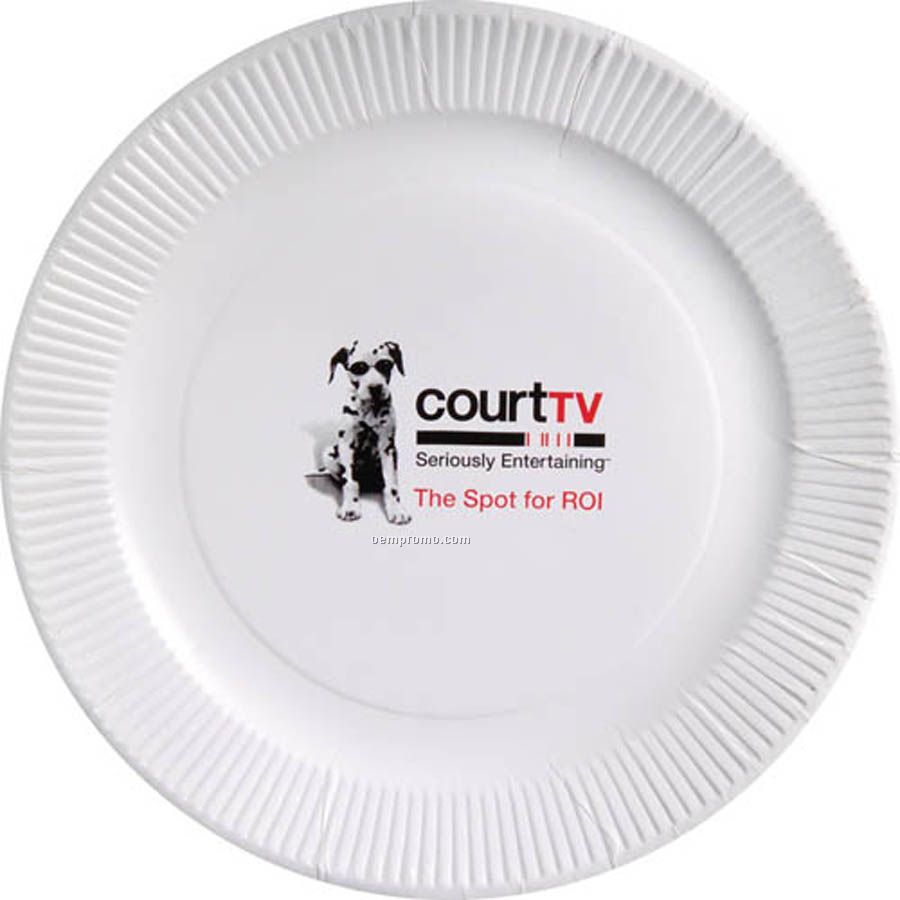 7" White Paper Plates (Express Line)