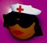 Cool Heroes Deluxe Coolball African American Nurse Antenna Ball
