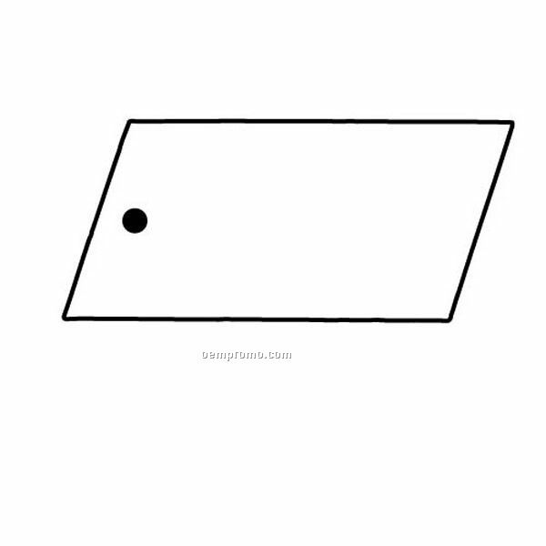 Stock Shape Collection Parallelogram 2 Key Tag