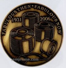 1 1/2" Die Struck Copper Or Brass Coin