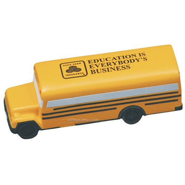 Conventional School Bus Squeeze Toy