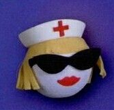 Cool Heroes Deluxe Coolball Blonde Nurse Antenna Ball