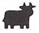 Mylar Shapes Cow (5")
