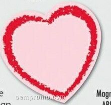 Stock Shape Heart Recycled Magnet