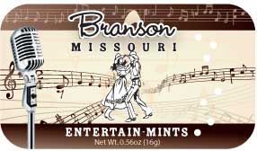 Branson Missouri Mint Tin W/ 4-color Process Label (72 Mints)