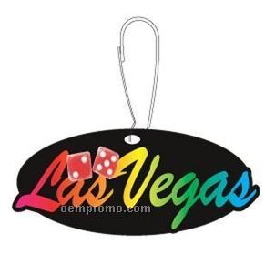 Las Vegas W/ Dice Zipper Pull