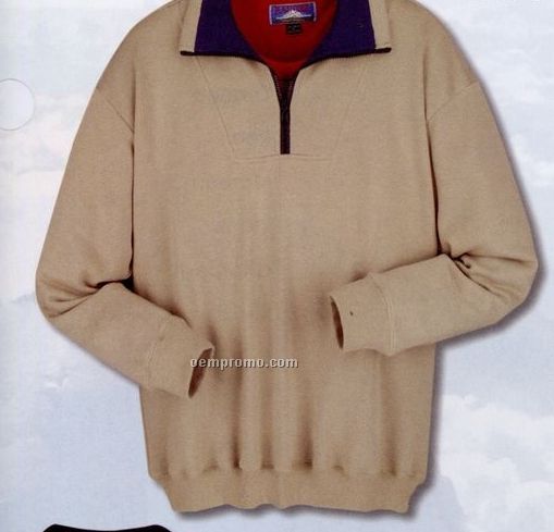 Long Sleeve Quarter Zip Pullover Sweatshirt