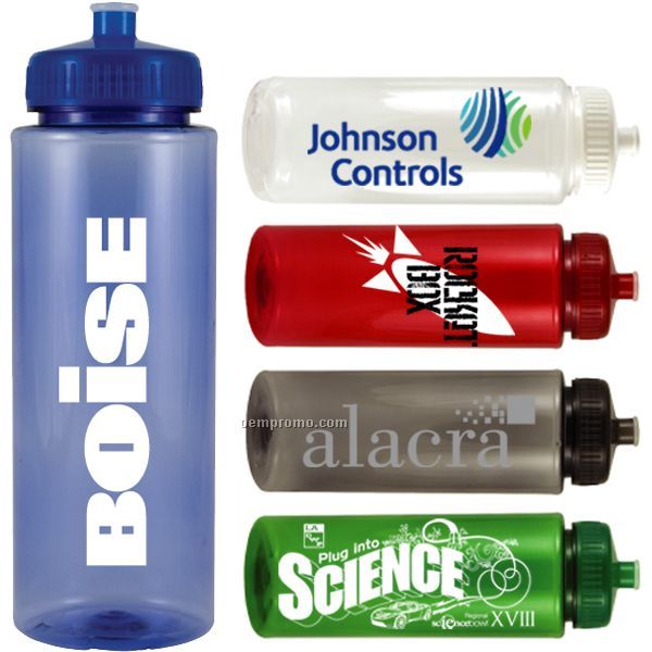 32 Oz. Pete Sport Water Bottle With Push/Pull Lid