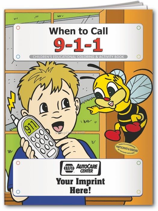 Coloring Book - When To Call 9-1-1