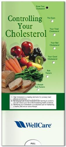 Controlling Your Cholesterol - Pocket Slider Chart/ Brochure