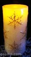 Flameless LED Wax Stars Candle 3 X 5"