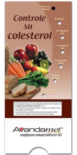 Spanish Controlling Your Cholesterol - Pocket Slider Chart/ Brochure