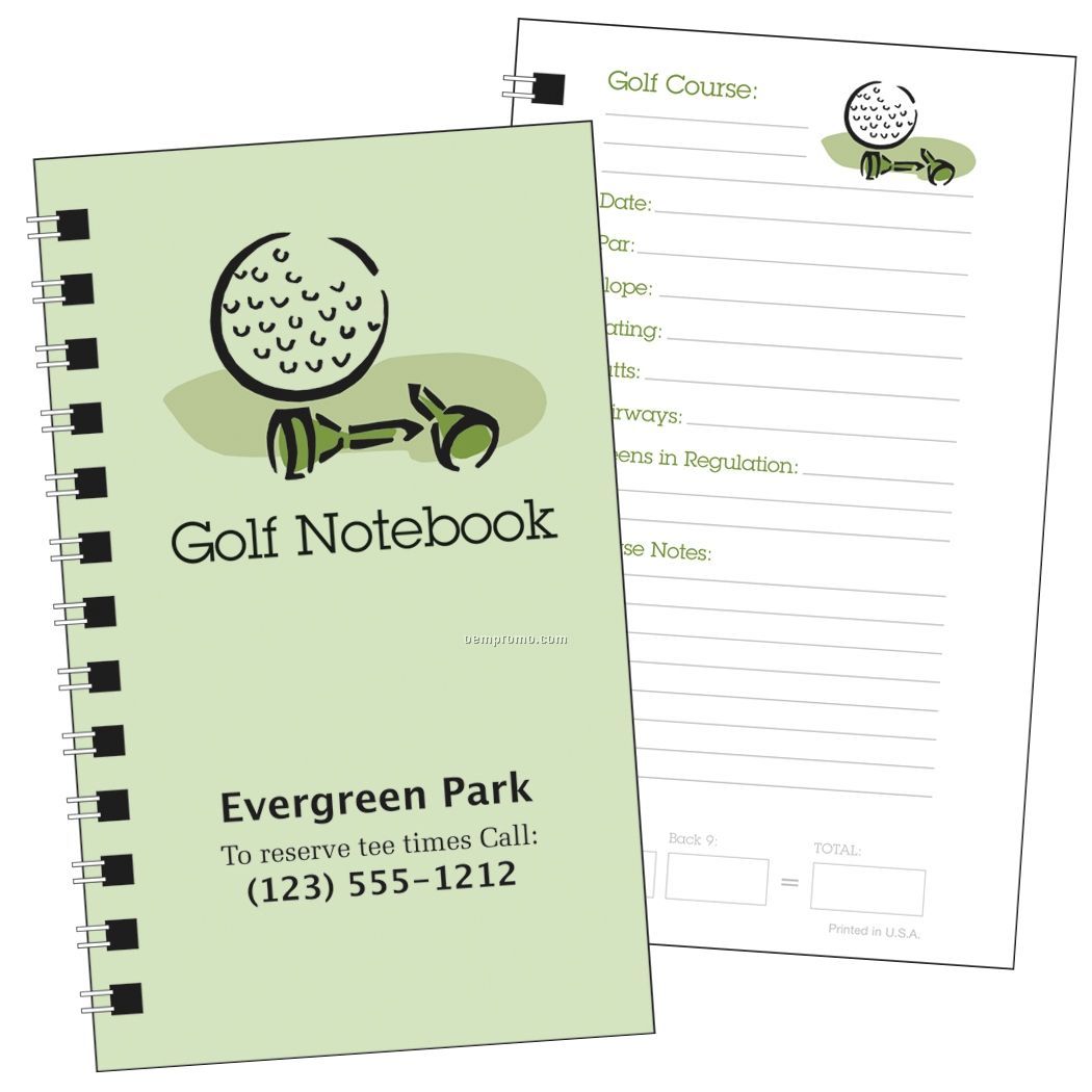 Triumph Golf Notebook